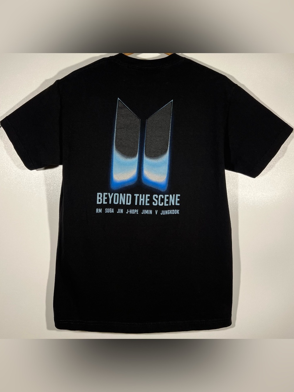 BTS Beyond The Scene Shirt Big Hit Official MD Black T-Shirt Size 1 Made In USA